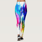 Leggings Ondes colorées (Dos)