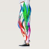Leggings Ondes colorées (Gauche)