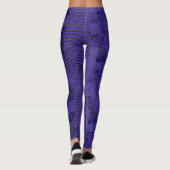 Leggings Ondes violettes (Dos)