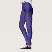 Leggings Ondes violettes (Gauche)