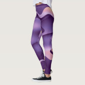 Leggings Ondes violettes (Gauche)