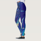 Leggings ondulation dorée (Gauche)