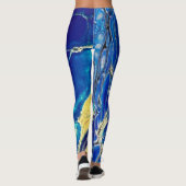 Leggings ondulation dorée (Dos)