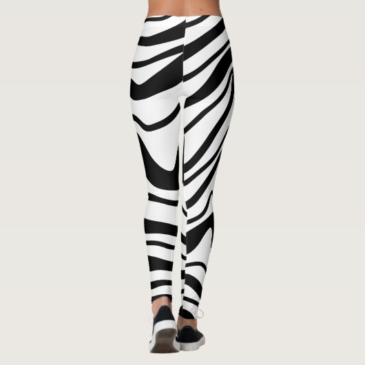 Leggings Onduleurs noir et blanc (Dos)