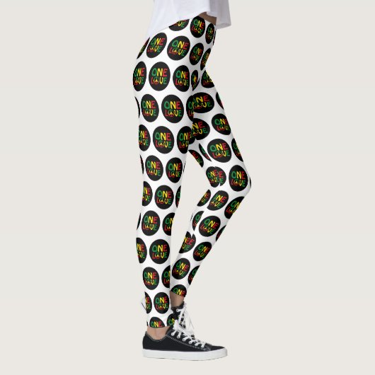 Leggings One Love, Reggae design (Droite)