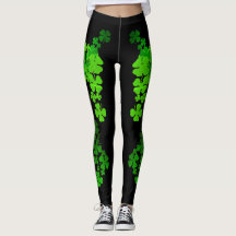 Leggings op de St Patricks Day Kus My Shamrocks