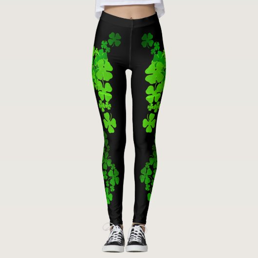 Leggings op de St Patricks Day Kus My Shamrocks (Voorkant)