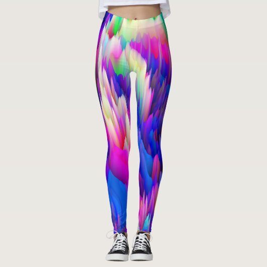 Leggings Options d'image d'art abstrait 3D 14-21 (Devant)