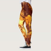 Leggings Options d'image de l'art 5-6 de fractale du feu (Gauche)