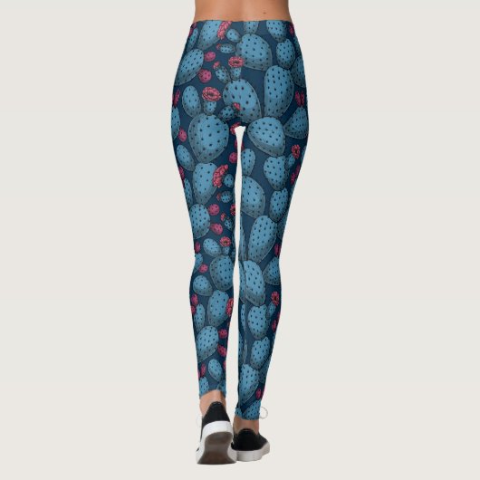 Leggings Opuntie de floraison (Dos)