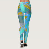 Leggings Or aquatique (Dos)