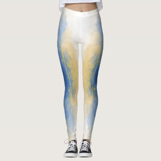 Leggings Or & eau