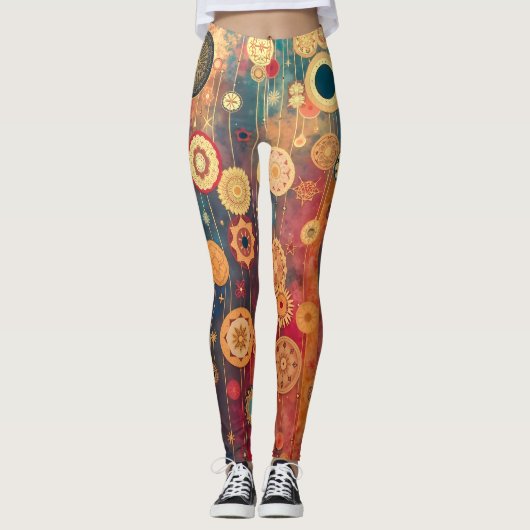Leggings Or en suspension (Devant)