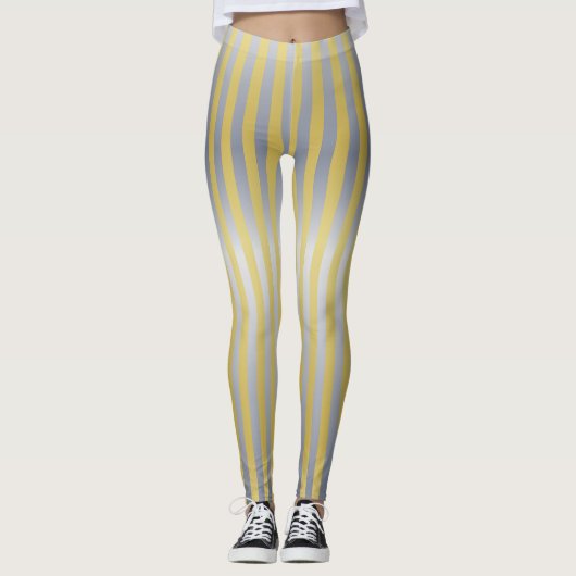 Leggings Or et argent (bandes) (Devant)