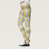 Leggings Or et argent (Checkers et Stripes) (Gauche)