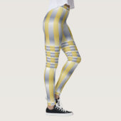 Leggings Or et argent (Checkers et Stripes) (Droite)