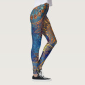Leggings Or et bleu (Droite)