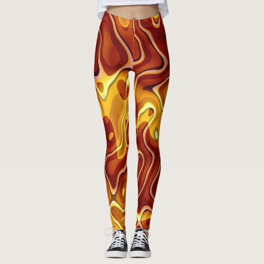 Leggings Or et cuivre (Devant)