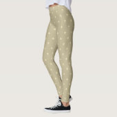 Leggings Or Fleur de Lis Latte Brown (Gauche)