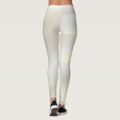 Leggings Or géométrique blanc (Dos)