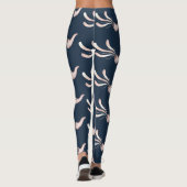 Leggings Or rose d'illustration juive de shofar (Dos)