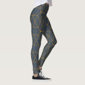 Leggings Or, simple, moderne, cool, lignes tendance géométr (Droite)