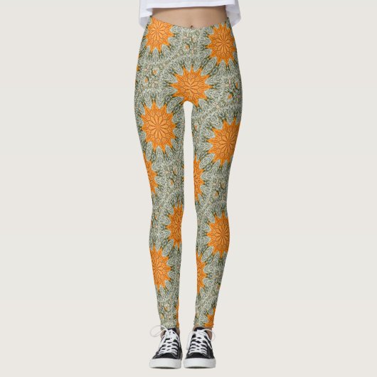 Leggings or soleils conception géométrique (Devant)
