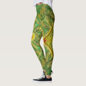 Leggings ~or vert rouge Noël (Gauche)
