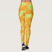Leggings Orange avec bulles (Dos)
