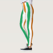 Leggings Orange blanche de vert irlandais de drapeau du (Gauche)