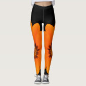LEGGINGS ORANGE BLOOM (Devant)