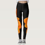 LEGGINGS ORANGE BLOOM (Devant)
