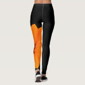 LEGGINGS ORANGE BLOOM (Dos)
