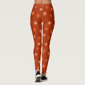 Leggings orange brûlés (Dos)