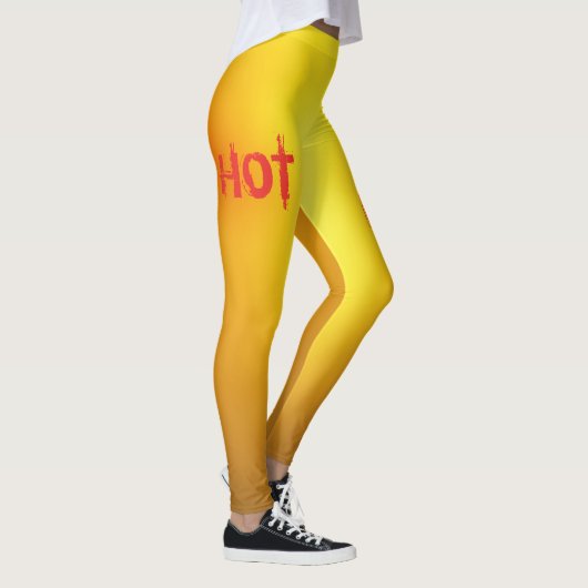 Leggings Orange Chaud. (Droite)
