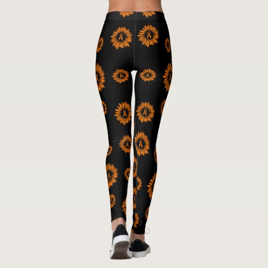 Leggings Orange Daisy...RSD/CRPS (Dos)