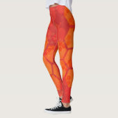 Leggings Orange Design Honeypeb (Gauche)