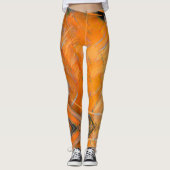 Leggings Orange Designer (Devant)