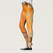 Leggings Orange Designer (Gauche)