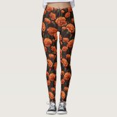 Leggings Orange Exercise Carnation Fantasy Holiday Gift Set (Devant)