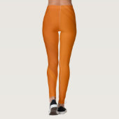 Leggings Orange Gym Yoga Workout (Dos)