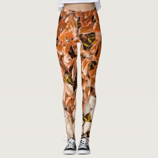 Leggings Orange Mess (Devant)