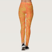 Leggings Orange or Abstrait (Dos)