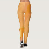 Leggings Orange or Abstrait Floral (Dos)