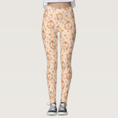 Leggings Orange Peace Floral (Devant)