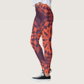 Leggings Orange purple cool, unique (Gauche)