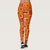 Leggings Orange rétro des années 1970 (Dos)