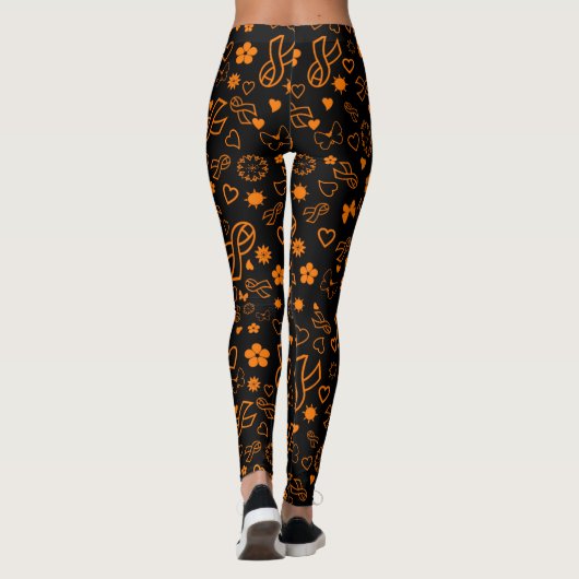 Leggings Orange ruban multi-impression...RSD/CRPS (Dos)