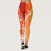 Leggings Orange Splash (Dos)