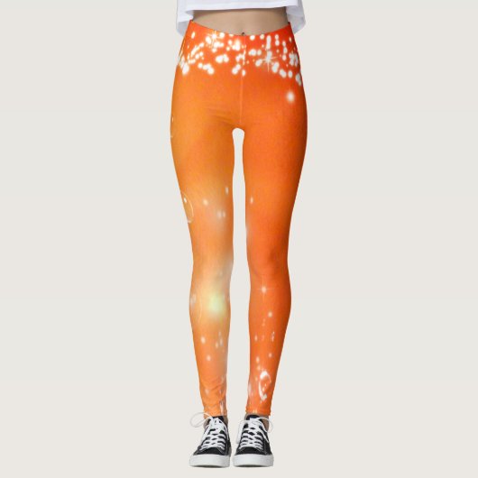 Leggings Orange Splash (Devant)